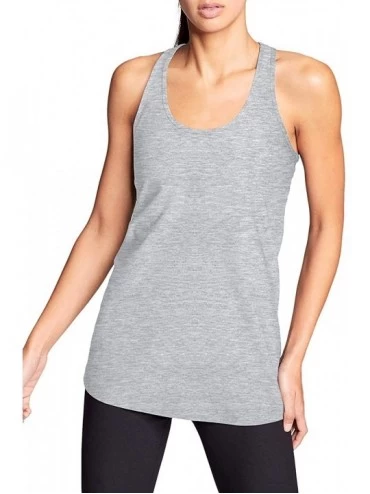 Camisoles & Tanks Women's Racerback Tank Top Workout Camisoles Scoop Neck Sleeveless Yoga Shirts Layering Cami 1/3 Pack - Bla...