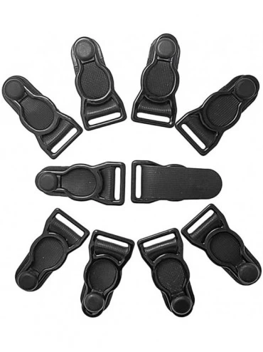 Garters & Garter Belts 10x Leg Garter Straps Thigh High Stockings Suspender Belt Metal Clips 12mm Black - CU192MQ0TIE $9.71