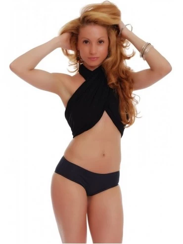 Panties 2-Pack Cotton Low Waist Bikini Panties - Made in EU 1025 - Antratsit - CY186AQQD80 $15.50