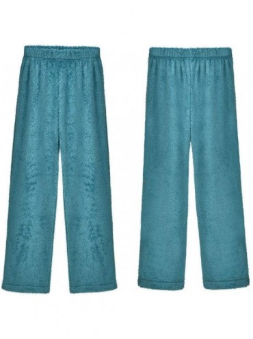 Bottoms 1PC Womens Cozy Fuzzy Fleece Pajama Pants Winter Warm Cozy Plush Lounge Holiday Sleepwear - 2 - C418N03QN8W $27.24