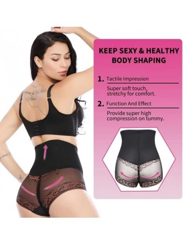 Shapewear Seamless Hi-Waist Body Shaper Tummy Control Panties Girdle Panty Slimming Underwear Butt Lifter Shapewear - 1black(...
