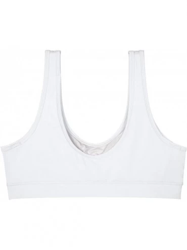 Camisoles & Tanks Sports Bra for Women Padded Crop Tank Top Compression Fits 3/2/1 Pack - U White-04 - CW1992Q9IQ2 $20.35