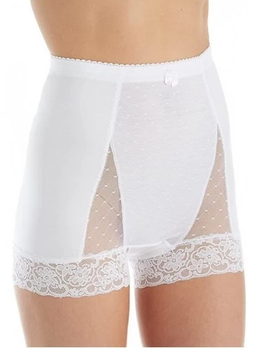 Panties Women's Pin Up Dot Tap Panty 4000 - White - CY18DGLS3IN $33.74