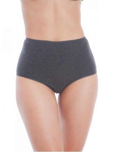 Panties Ultra Comfort Cotton Briefs- Solid Color- 3 Pair Pack 3305 - Smoke - CN120IPX3LV $20.88