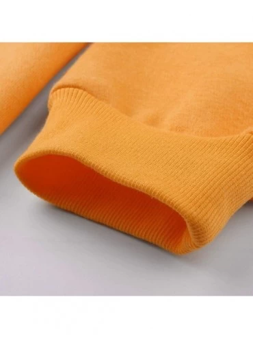 Tops Women's Autumn Fashion Sweatshirts Bee Kind Letter Print Casual Loose Blouses - Yellow - CN18WZSCGCW $19.70
