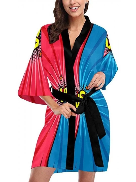 Robes Custom Saint Patrick's Day Women Kimono Robes Beach Cover Up for Parties Wedding (XS-2XL) - Multi 3 - CV194WXU6SW $48.45