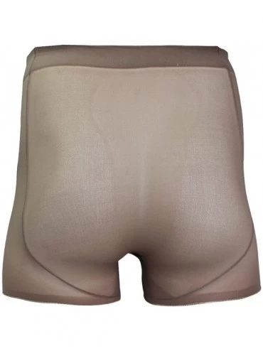 Boxer Briefs Men's Sexy Seamless Women's Sheer Transparent Ultra Thin Boxer Underwear Stockings Shorts - Brown B - CQ18QQGTZ5...