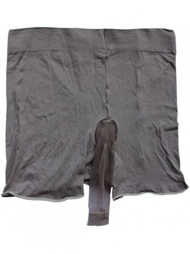 Boxer Briefs Men's Sexy Seamless Women's Sheer Transparent Ultra Thin Boxer Underwear Stockings Shorts - Brown B - CQ18QQGTZ5...