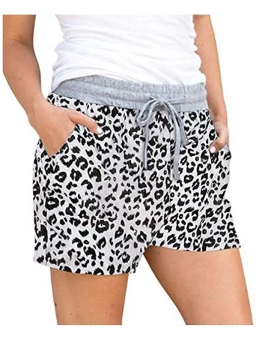 Bottoms Ultra Soft Harem Shorts for Women - F White - C419C8W8IM0 $10.90