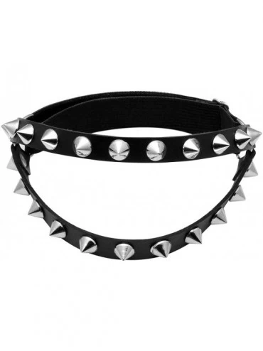 Garters & Garter Belts Leather Garter Belt for Women Girl Gothic Punk Harness Black - A4 2pcs - CA18X0L4HYR $8.53