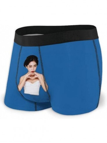 Boxers Boxer Shorts for Men Custom Character Avatar Shorts Novelty Men Boxer Shorts Print Character Avatar - Blue - CX19DYWGM...