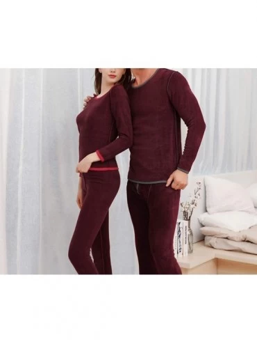 Thermal Underwear Men Woman Winter Thermal Suit Male Female Warm Thermal Underwear Clothing - Mens Warm Pants - CO193UY7COH $...