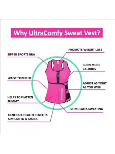 Shapewear Waist Trainer Corset for Workout Sweat Vest Sauna Suit Waist Trimmer Body Shaper - Pink - CQ18767Y8Z3 $18.07