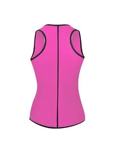 Shapewear Waist Trainer Corset for Workout Sweat Vest Sauna Suit Waist Trimmer Body Shaper - Pink - CQ18767Y8Z3 $18.07