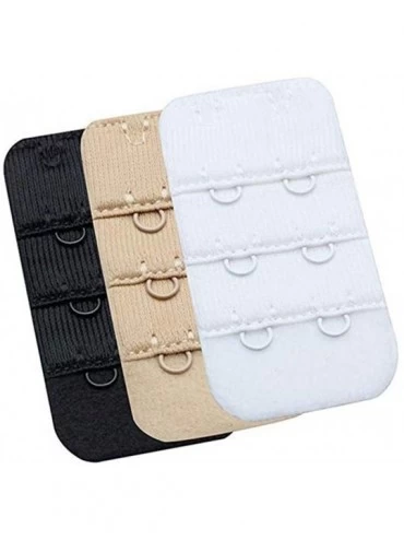 Accessories Lady's Bra Extender Band Breathing Room 3Pcs-Pack Multi-Size - 2 Hook 3-4 - CO19DUGLX7Y $23.93