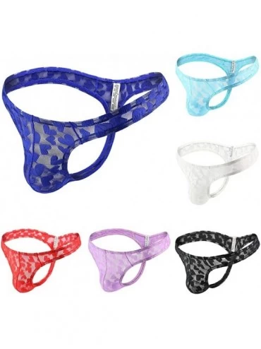 Baby Dolls & Chemises Open Back Mens Underpants Low Rise Briefs G-String Thong Underwear - K Multicolor - CI195ZXO7UO $21.04