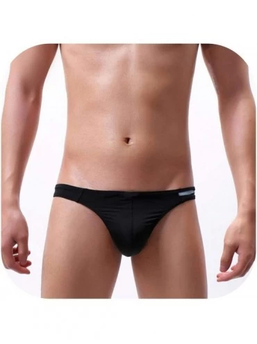G-Strings & Thongs Sexy Men Thongs Low-Rise Breathable Underwear G Strings T-Back Bikini Briefs Tanga Panties Cueca Jockss - ...