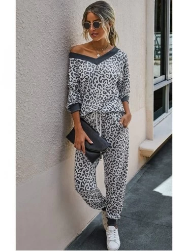 Sets Women's Tie Dye Pajamas Set Long Sleeves Two Pieces Pullover Tops and Pants PJ Sets Joggers Sleepwear Loungewear - Dark ...