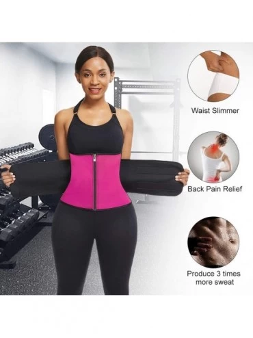 Shapewear Women Waist Trainer for Weight Loss Long Torso Tummy Control Waist Trimmer Sauna Effect Waist Shaper for Women - On...
