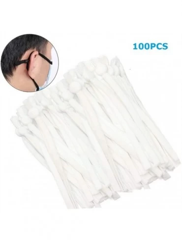 Accessories 100PCS Elastic Mask Strap Band Cord with Adjustable Buckle Stretchy Earloop String (White) - White - CK19DW7QHY8 ...