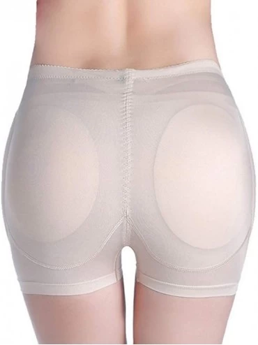 Shapewear Women's Butt Lifter with 4pcs Sponge Pads Control Pants Shapewear High Waist Padded Body Shaper - 02skin - CC193OKT...