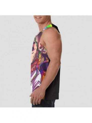 Undershirts Men's 6ix9ine Tank Tops 3D Print Premium Summer Sleeveless Tee Cool Workout T-Shirts - 6ix9ine9 - CD19D478N6Q $28.23
