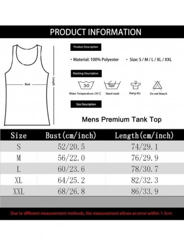 Undershirts Roadhouse Patrick Swayze Sport Premium Tank Top Man Sleeveless Garment Black - Black - C5199S58KO5 $29.03