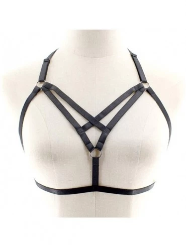 Bras Womens Strappy Harness Sexy Body Cage Bra - 161020 - CZ12N84SKYV $12.50