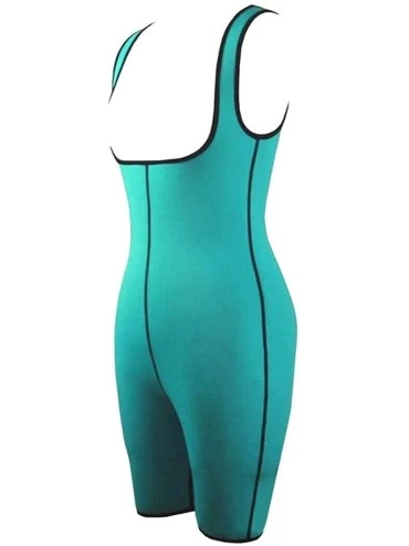Shapewear Women Fitness Corset Sport Body Shaper Vest Tummy Control Shapewear Trainer Workout Jumpsuit Bodysuit Green - Green...