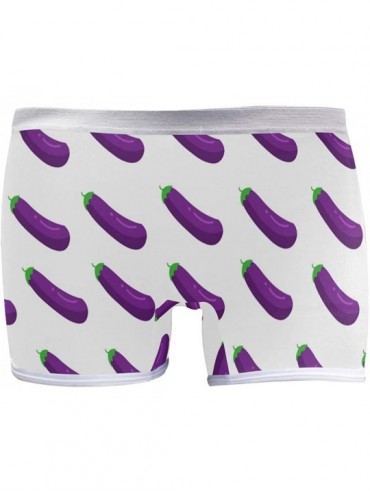 Panties Women's Boyshort Panties Navajo Abstract Aztec Soft Underwear Boxer Briefs - Little Eggplant - CR1920ERT99 $40.77