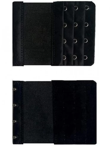 Accessories 3 Pcs/Lot Adjustable Elastic Bra Extenders Strap Extention Clasps Lingerie Brassiere Accessories - 3x4 Black - CX...