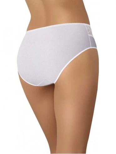 Panties Women's Briefs Lace 134 - White - C118MI4MWZA $16.61