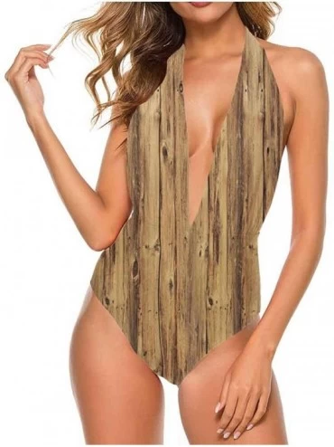 Robes Triangle Bikini Sets Wooden Bridge to Sea Comfortable and Sexy - Multi 16 - CH19D3MMYQ2 $45.13
