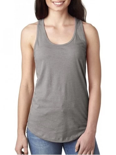 Camisoles & Tanks She Persisted Bold Womens Racerback Tank Top - Heather Grey - C717Z4LZNTD $15.50