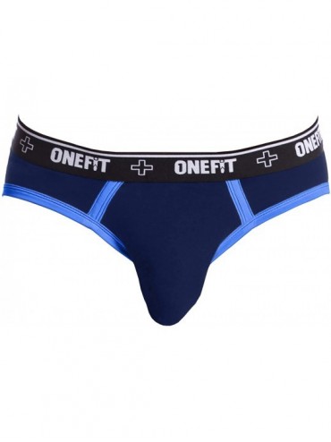 Briefs Men's Modal Underwear Bikini Briefs Breathable Underpants - Blue - CX12O53PU54 $22.12