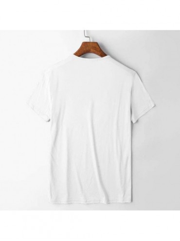 Undershirts Men's Undershirts Ultra Soft Micro Bamboo Fiber Crew Neck Breathable Tees Short Sleeve T Shirts - Gray - CF19DIL0...