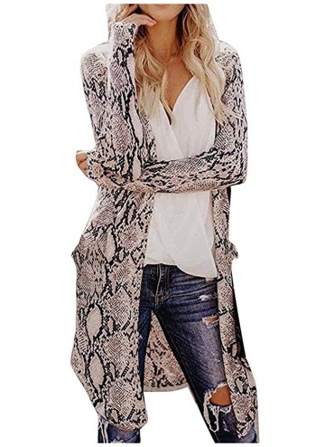 Slips Cover Up for Women Long Cardigan Solid Lace Bohemian Beach Long Oversized Kimono Coats - D Gray - CV194CA6D9C $36.95