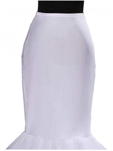 Slips Women's 50s Vintage Petticoat-Tutu Underskirts - White 1 - C718AHLMNGR $12.46