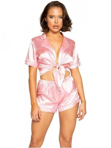 Sets Women's Small - Pink/White - CR18ZQ642Q5 $46.98