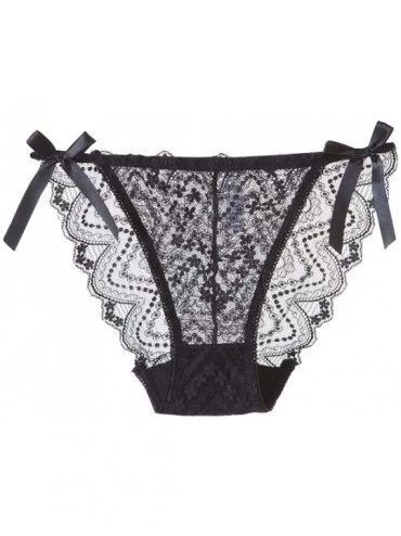 Bustiers & Corsets Sexy Lingerie Lace Brief Underpant Sleepwear Underwear M-XL - Black - CI199UEGIL5 $27.28