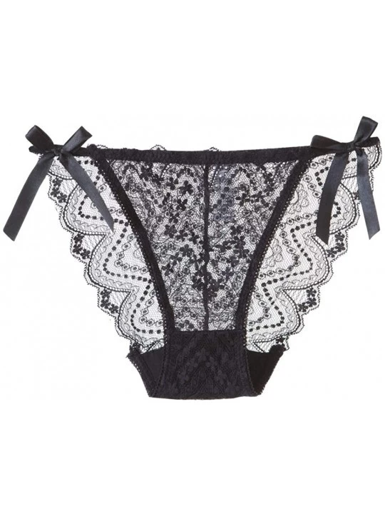 Bustiers & Corsets Sexy Lingerie Lace Brief Underpant Sleepwear Underwear M-XL - Black - CI199UEGIL5 $18.44