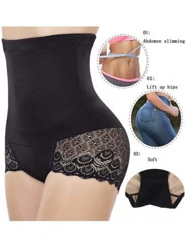 Shapewear Women's Butt Lifter Body Shaper Tummy Control Panties Underwear - Black (High Waist Panty) - CW122PEKB95 $11.17