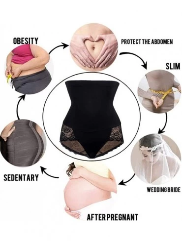 Shapewear Women's Butt Lifter Body Shaper Tummy Control Panties Underwear - Black (High Waist Panty) - CW122PEKB95 $11.17