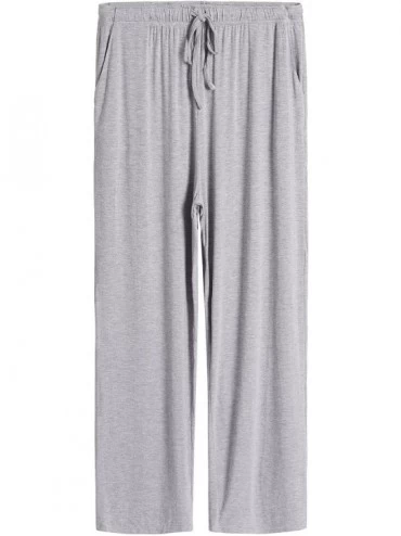 Sleep Bottoms Men's Lounge Pants - Heather Gray - CS1832QYEQW $37.83