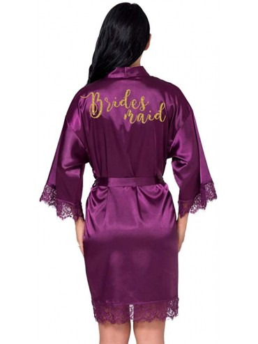 Nightgowns & Sleepshirts Lace Bridal Robe Bride Gift Lace Bridal Party Robes Bridesmaid Gift Wedding Robe Bridal Shower Gift ...