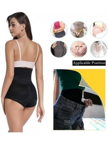 Shapewear High Waist Shaping Panties for Women Tummy Control Shapewear Girdle Panty Slimming Underwear - Black2 - C518WWQ9ROE...