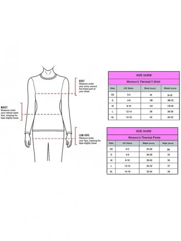 Thermal Underwear Women's Ultra Soft Thermal Underwear Long Johns Set with Fleece Lined - Grey - CK192IXTR6L $23.29