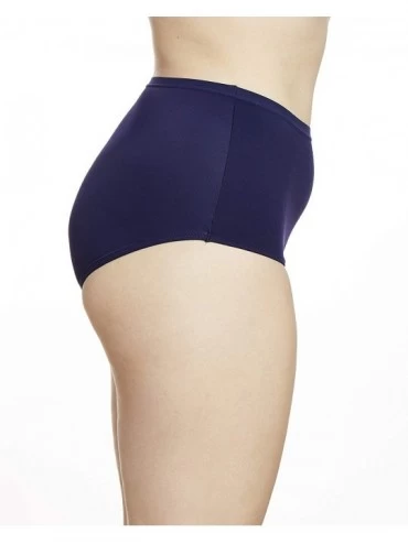 Panties Hi-Waist Women's Incontinence Underwear for Bladder Leak Protection - Navy - CI1930I3Q6A $31.04