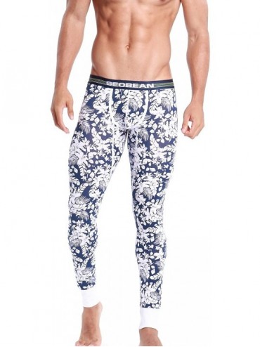 Briefs Mens Low-Rise Underwear Pants Long John Cotton - 2745 Foliage-3 - CI1279S9WZB $56.39