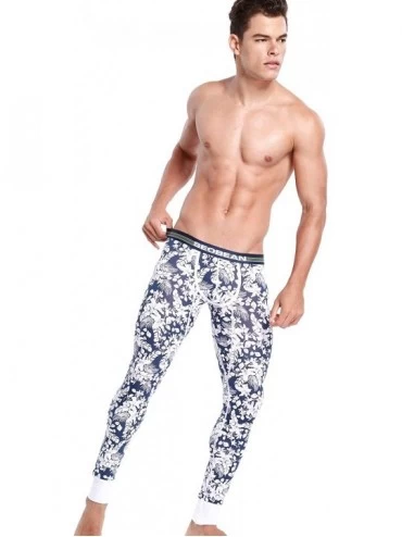 Briefs Mens Low-Rise Underwear Pants Long John Cotton - 2745 Foliage-3 - CI1279S9WZB $29.17